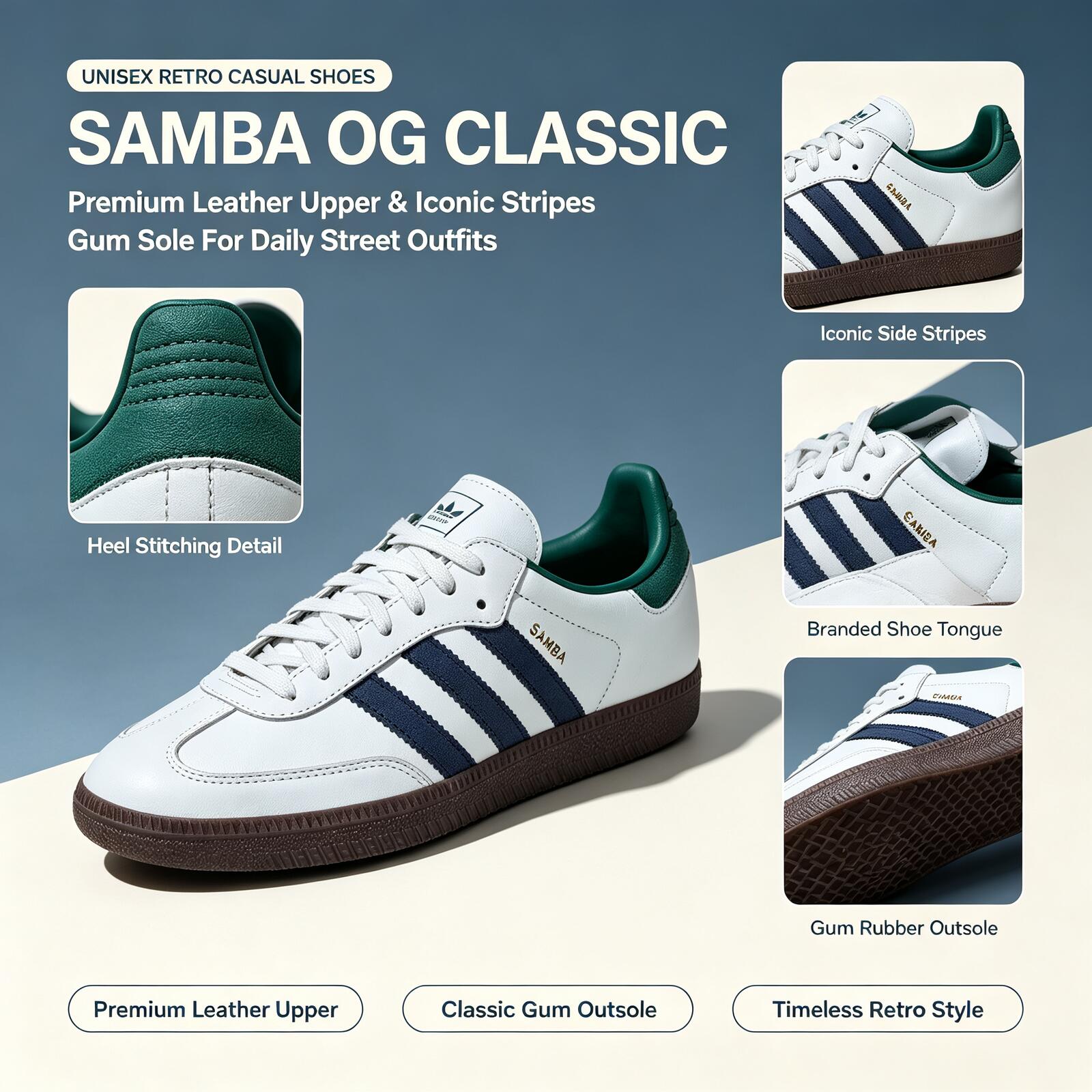 Offizielle Adidas Original SAM – Adidas Shoes Samba Bewertung und Preis