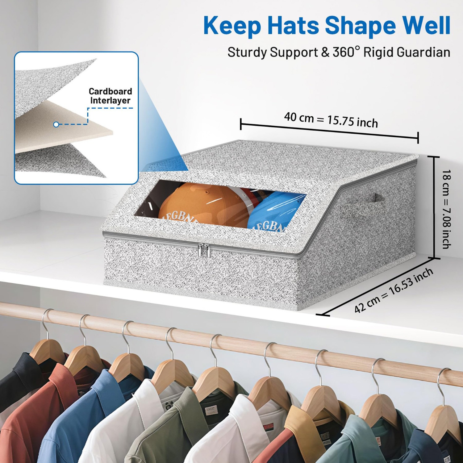 Große Kapazität Doppelreihige  – Baseball Cap Structured Bewertung und Preis